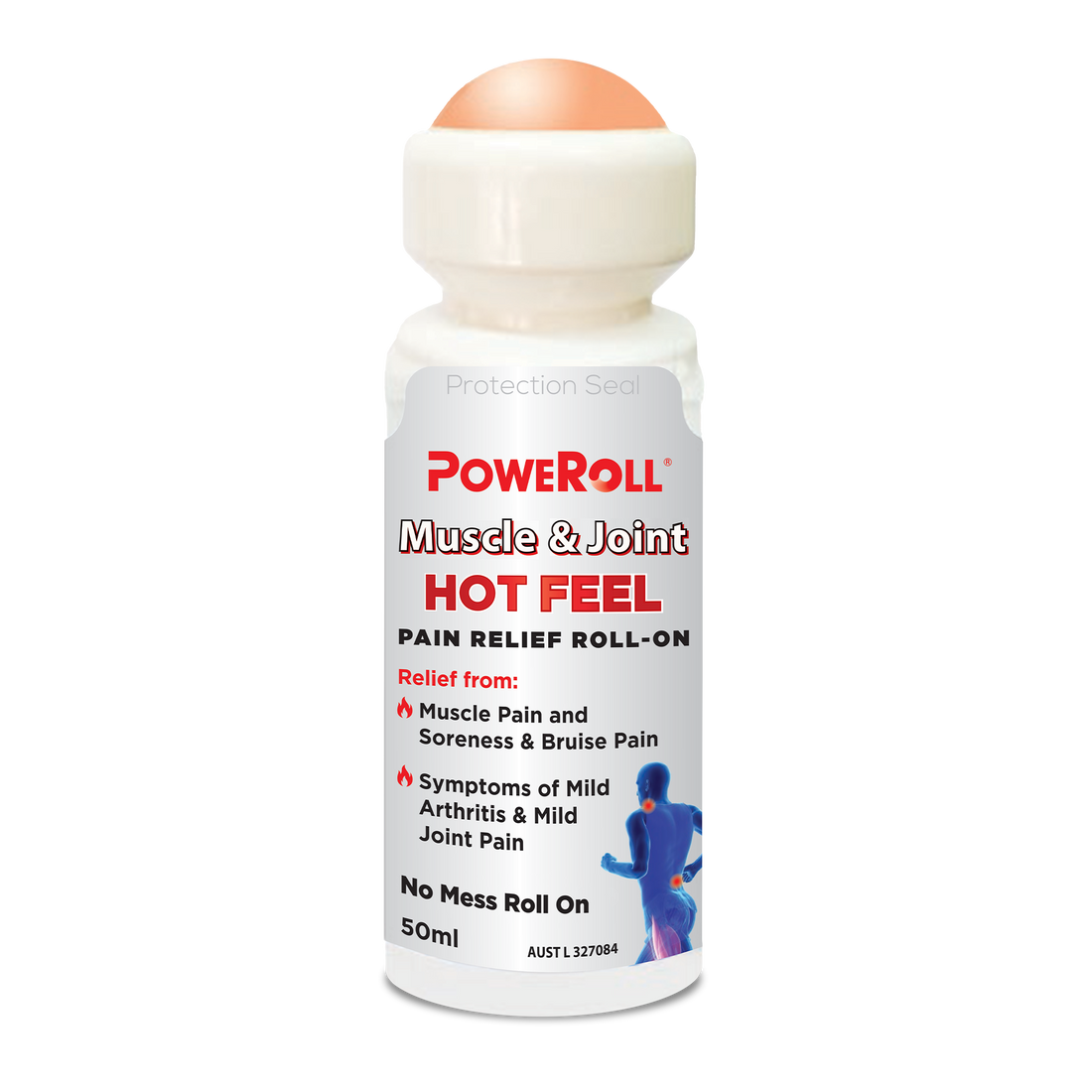 PoweRoll Muscle &amp; Joint Hot Feel Pain Relief Roll-On 50ml