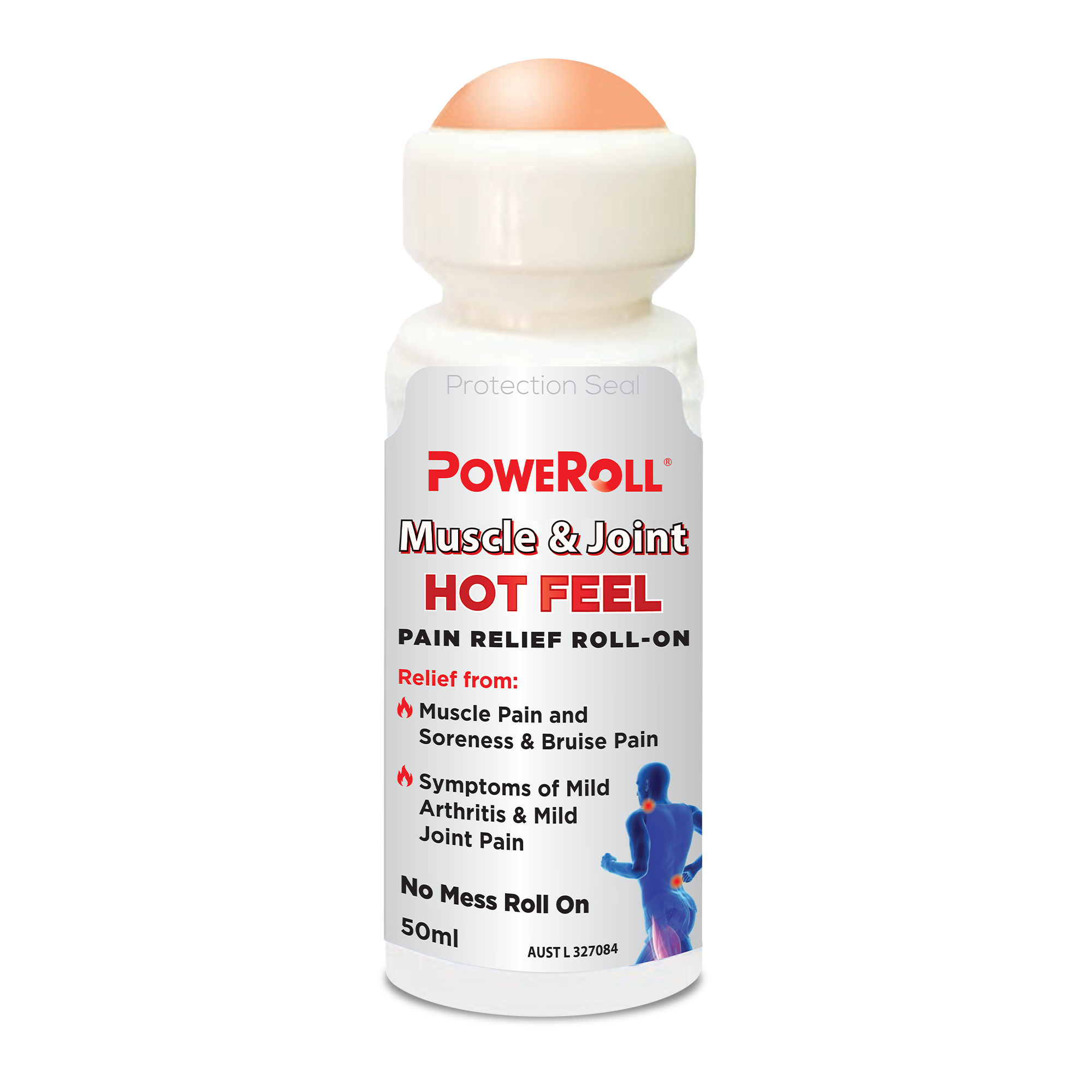 Lăn giảm đau cơ và khớp PoweRoll Hot Feel 50ml 