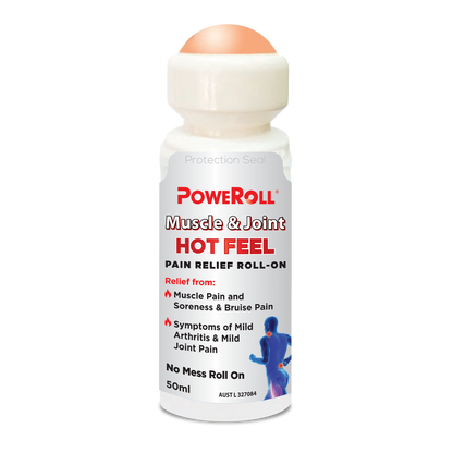 Lăn giảm đau cơ và khớp PoweRoll Hot Feel 50ml 
