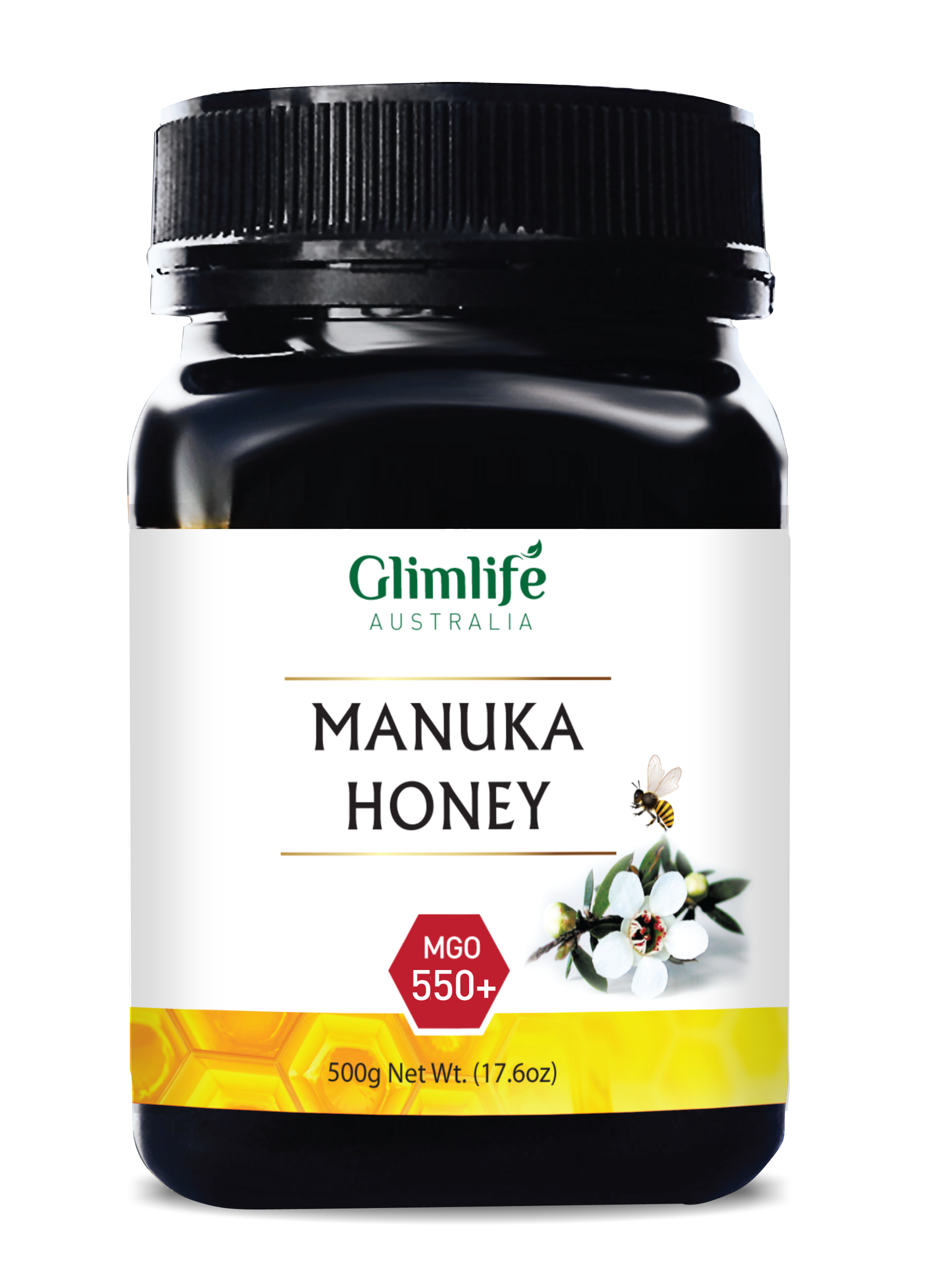 Mật ong Glimlife Manuka MGO 550+ 500g