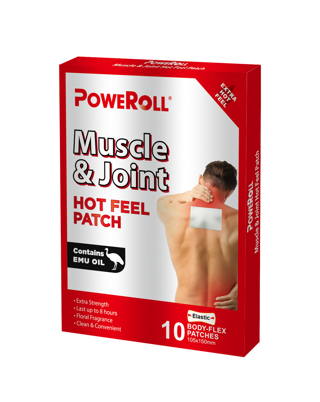 Miếng dán nhiệt POWEROLL cho cơ và khớp, 3 miếng (10.5cm*15cm) 
