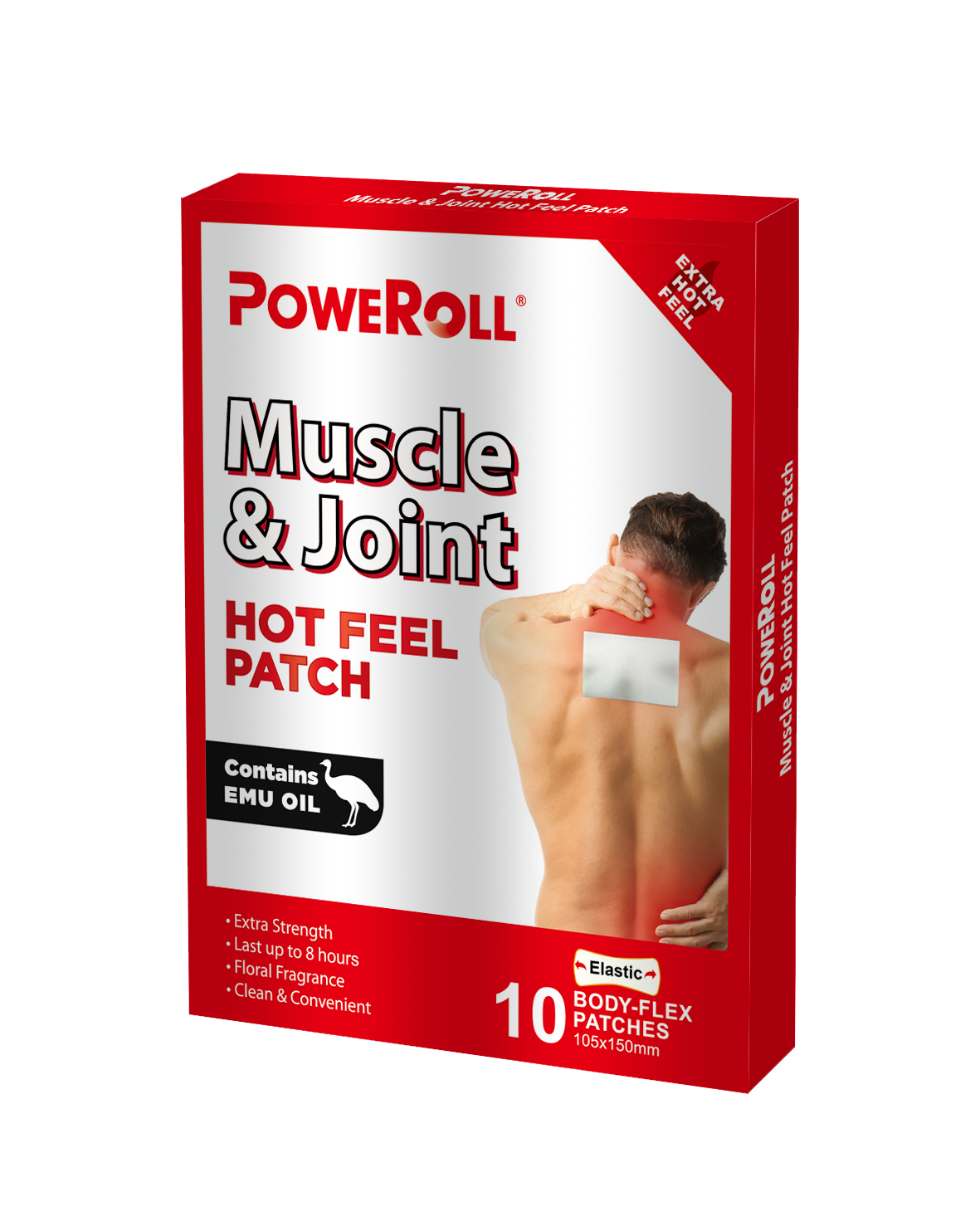 Miếng dán nhiệt POWEROLL cho cơ và khớp, 3 miếng (10.5cm*15cm) 